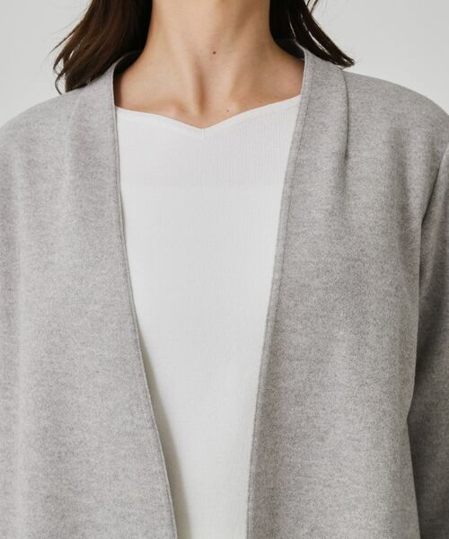 COUP DE CHANCE / クードシャンス その他アウター | 【日本製/ジャージ素材/裏地無し/軽い着心地】Iラインシルエットのコーディガン | 詳細27