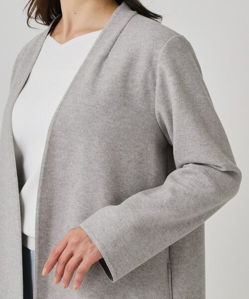 COUP DE CHANCE / クードシャンス その他アウター | 【日本製/ジャージ素材/裏地無し/軽い着心地】Iラインシルエットのコーディガン | 詳細28