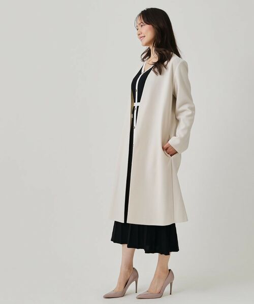 COUP DE CHANCE / クードシャンス その他アウター | 【日本製/ジャージ素材/裏地無し/軽い着心地】Iラインシルエットのコーディガン | 詳細6