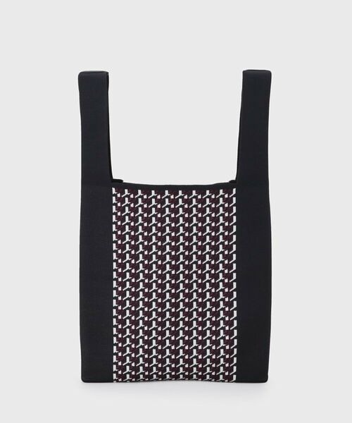 COUP DE CHANCE / クードシャンス ハンドバッグ | 幾何柄ジャカードのニットバッグ | 詳細3