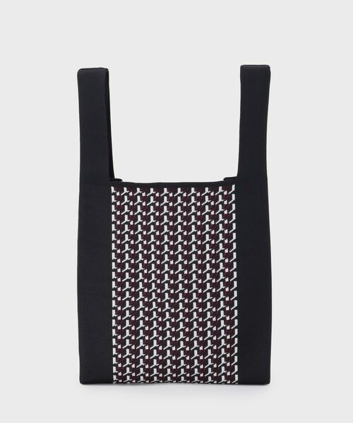 COUP DE CHANCE / クードシャンス ハンドバッグ | 幾何柄ジャカードのニットバッグ | 詳細5