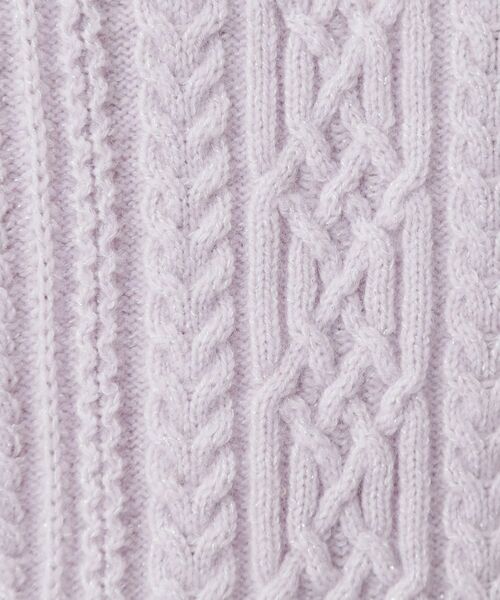 COUP DE CHANCE / クードシャンス ニット・セーター | 【手洗い可／日本製】ケーブルデザインのニットトップス | 詳細16
