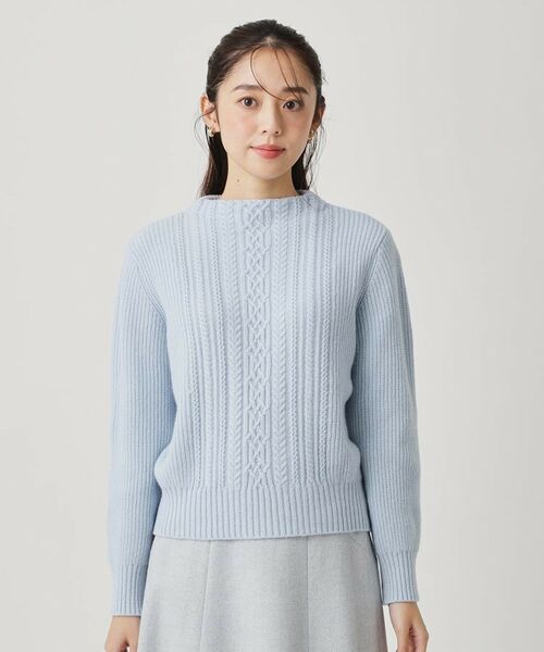 COUP DE CHANCE / クードシャンス ニット・セーター | 【手洗い可／日本製】ケーブルデザインのニットトップス | 詳細21
