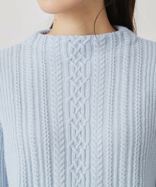 COUP DE CHANCE / クードシャンス ニット・セーター | 【手洗い可／日本製】ケーブルデザインのニットトップス | 詳細24