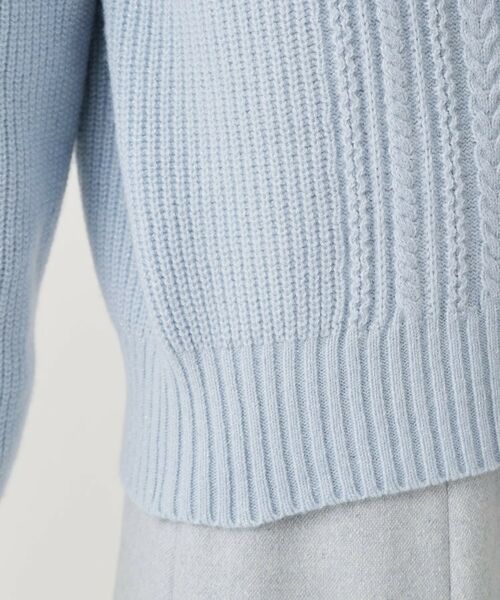 COUP DE CHANCE / クードシャンス ニット・セーター | 【手洗い可／日本製】ケーブルデザインのニットトップス | 詳細26
