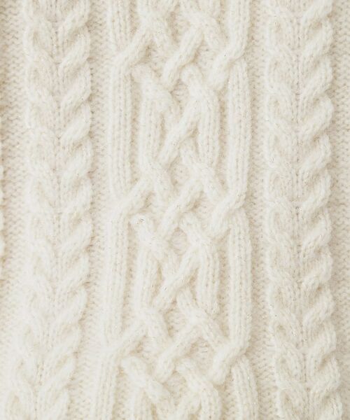 COUP DE CHANCE / クードシャンス ニット・セーター | 【手洗い可／日本製】ケーブルデザインのニットトップス | 詳細4