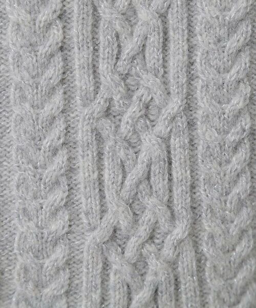COUP DE CHANCE / クードシャンス ニット・セーター | 【手洗い可／日本製】ケーブルデザインのニットトップス | 詳細8