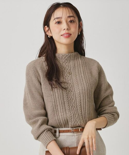 COUP DE CHANCE / クードシャンス ニット・セーター | 【手洗い可／日本製】ケーブルデザインのニットトップス | 詳細9