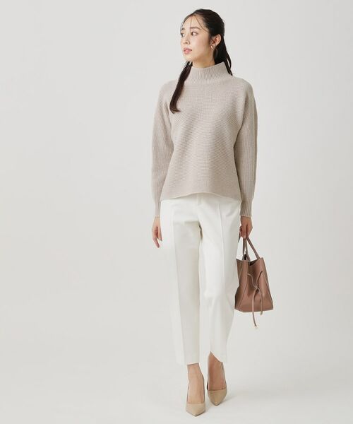 COUP DE CHANCE / クードシャンス ニット・セーター | 【手洗い可／日本製／温かく軽い】ミドルゲージニットトップス | 詳細10