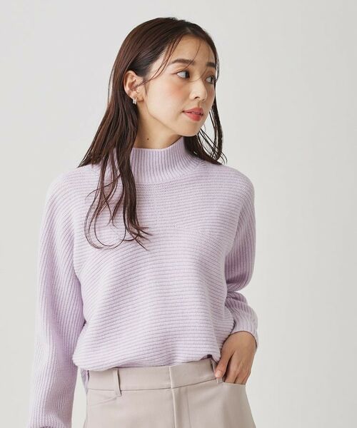 COUP DE CHANCE / クードシャンス ニット・セーター | 【手洗い可／日本製／温かく軽い】ミドルゲージニットトップス | 詳細13