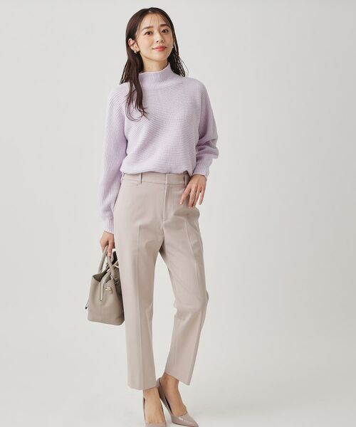 COUP DE CHANCE / クードシャンス ニット・セーター | 【手洗い可／日本製／温かく軽い】ミドルゲージニットトップス | 詳細14