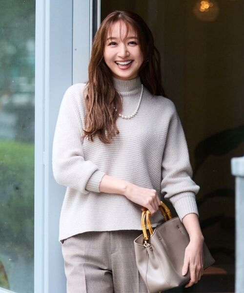 COUP DE CHANCE / クードシャンス ニット・セーター | 【手洗い可／日本製／温かく軽い】ミドルゲージニットトップス | 詳細21