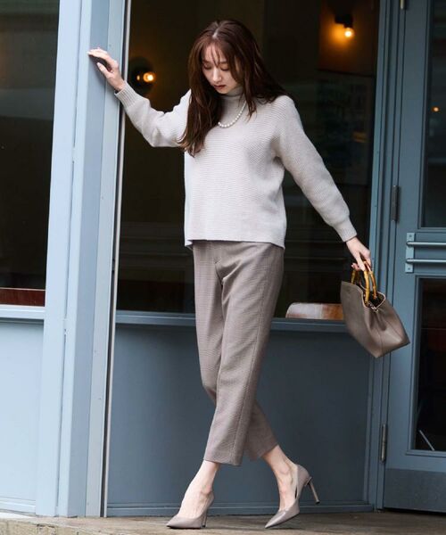 COUP DE CHANCE / クードシャンス ニット・セーター | 【手洗い可／日本製／温かく軽い】ミドルゲージニットトップス | 詳細23