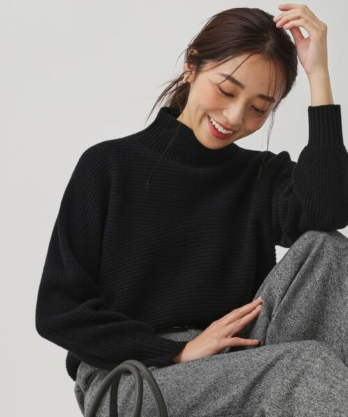 COUP DE CHANCE / クードシャンス ニット・セーター | 【手洗い可／日本製／温かく軽い】ミドルゲージニットトップス | 詳細5