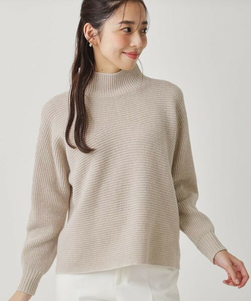 COUP DE CHANCE / クードシャンス ニット・セーター | 【手洗い可／日本製／温かく軽い】ミドルゲージニットトップス | 詳細9