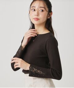 COUP DE CHANCE / クードシャンス ニット・セーター | 【手洗い可／袖口レース】ハイゲージのコンパクトニット