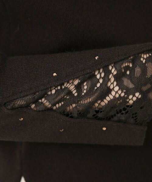COUP DE CHANCE / クードシャンス ニット・セーター | 【手洗い可／袖口レース】ハイゲージのコンパクトニット | 詳細12