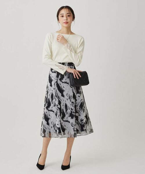 COUP DE CHANCE / クードシャンス ニット・セーター | 【手洗い可／袖口レース】ハイゲージのコンパクトニット | 詳細3