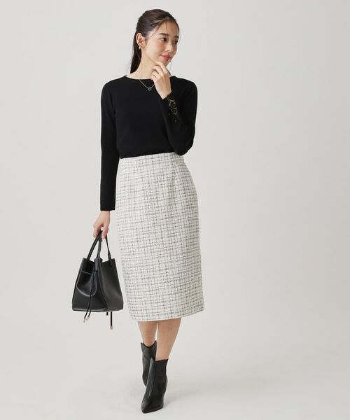 COUP DE CHANCE / クードシャンス ニット・セーター | 【手洗い可／袖口レース】ハイゲージのコンパクトニット | 詳細7