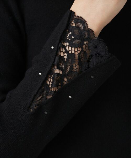 COUP DE CHANCE / クードシャンス ニット・セーター | 【手洗い可／袖口レース】ハイゲージのコンパクトニット | 詳細8