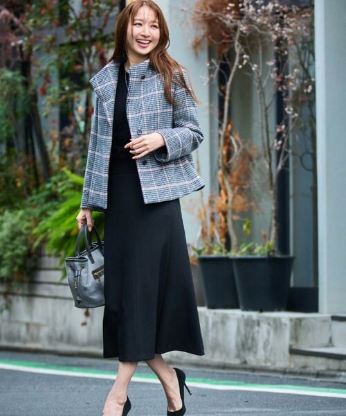 COUP DE CHANCE / クードシャンス その他アウター | 【日本製】スタンドカラーのショート丈コート | 詳細22