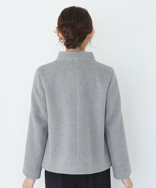 COUP DE CHANCE / クードシャンス その他アウター | 【日本製】スタンドカラーのショート丈コート | 詳細25