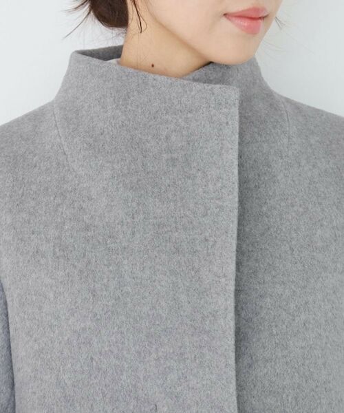 COUP DE CHANCE / クードシャンス その他アウター | 【日本製】スタンドカラーのショート丈コート | 詳細26