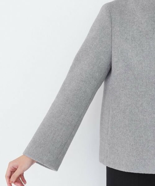 COUP DE CHANCE / クードシャンス その他アウター | 【日本製】スタンドカラーのショート丈コート | 詳細27