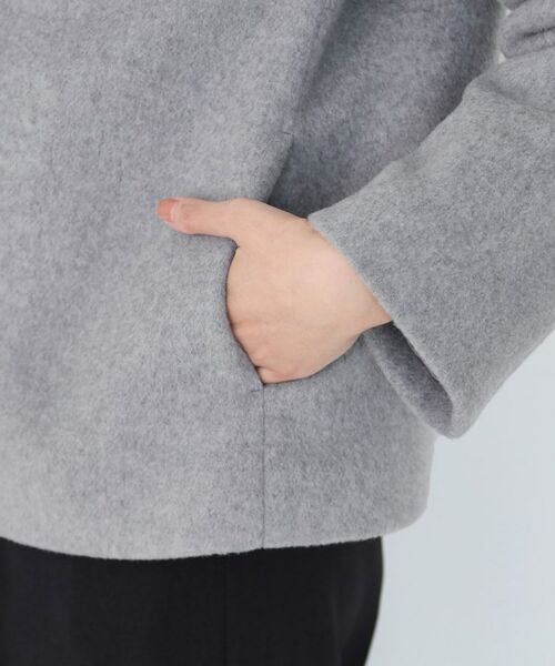 COUP DE CHANCE / クードシャンス その他アウター | 【日本製】スタンドカラーのショート丈コート | 詳細28