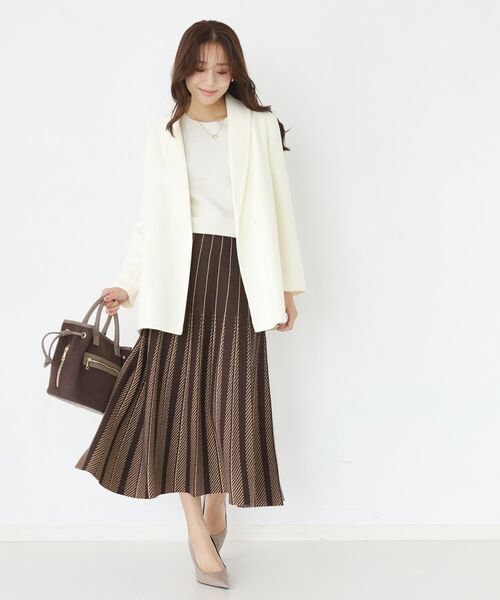 COUP DE CHANCE / クードシャンス ステンカラーコート | 【リバー仕立て／裏地無し】軽く羽織れるウールリバーコート | 詳細2