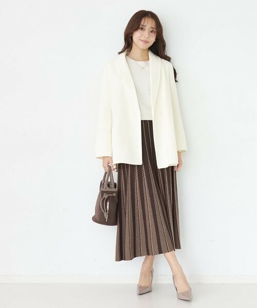 COUP DE CHANCE / クードシャンス ステンカラーコート | 【リバー仕立て／裏地無し】軽く羽織れるウールリバーコート | 詳細3