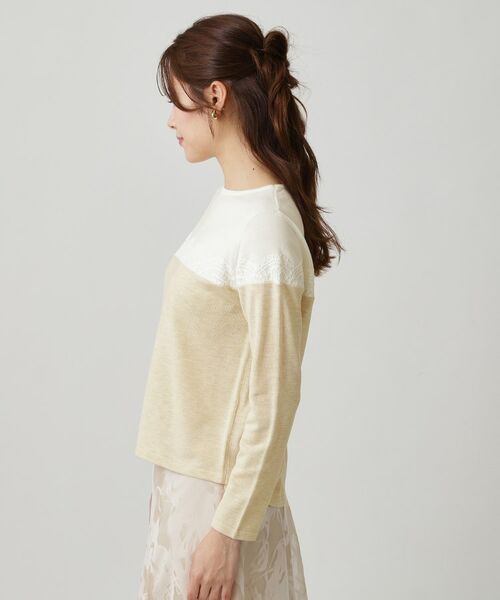 COUP DE CHANCE / クードシャンス ニット・セーター | 【手洗い可】カラーブロックニットトップス | 詳細10