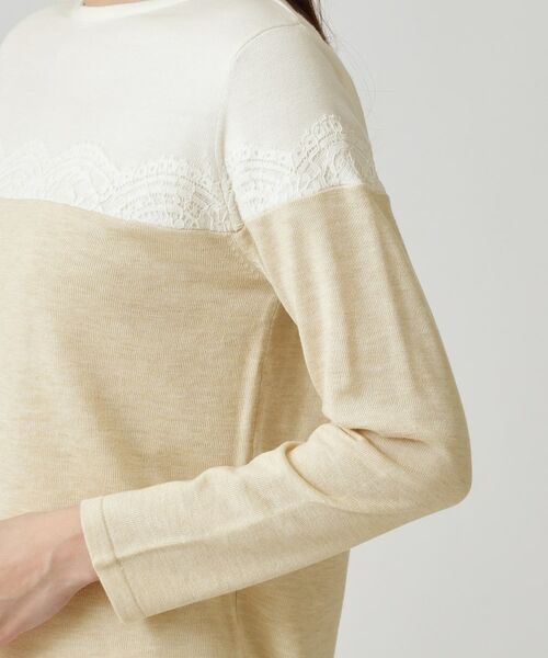 COUP DE CHANCE / クードシャンス ニット・セーター | 【手洗い可】カラーブロックニットトップス | 詳細13