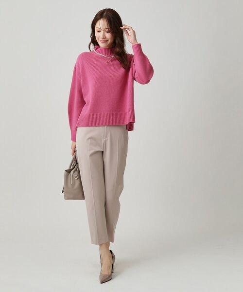 COUP DE CHANCE / クードシャンス ニット・セーター | 【手洗い可／日本製／カシミヤ混】ミドルゲージのハイネックニットトップス | 詳細11