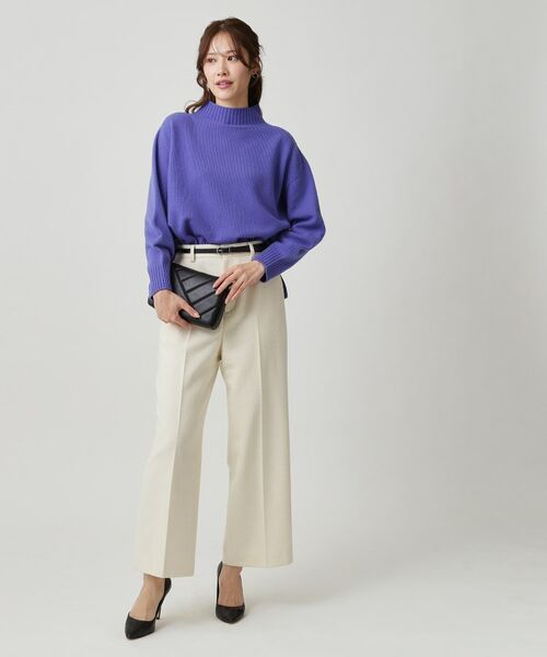 COUP DE CHANCE / クードシャンス ニット・セーター | 【手洗い可／日本製／カシミヤ混】ミドルゲージのハイネックニットトップス | 詳細14