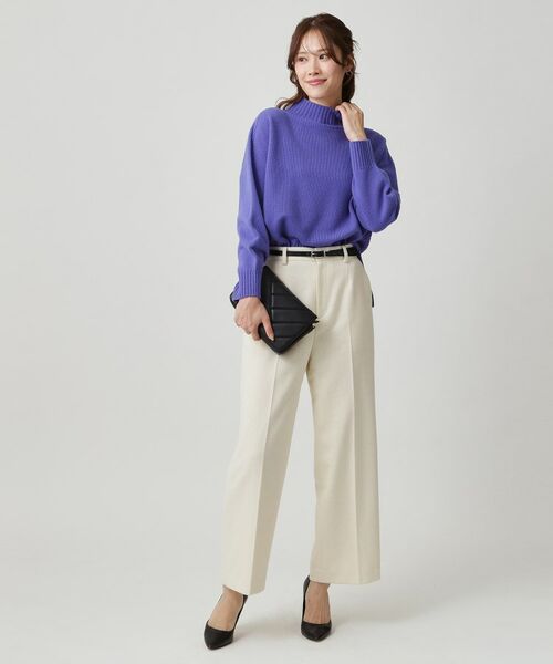 COUP DE CHANCE / クードシャンス ニット・セーター | 【手洗い可／日本製／カシミヤ混】ミドルゲージのハイネックニットトップス | 詳細15