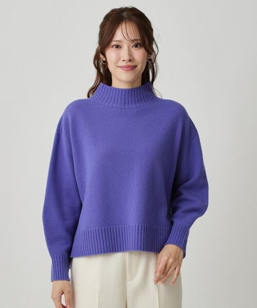 COUP DE CHANCE / クードシャンス ニット・セーター | 【手洗い可／日本製／カシミヤ混】ミドルゲージのハイネックニットトップス | 詳細17