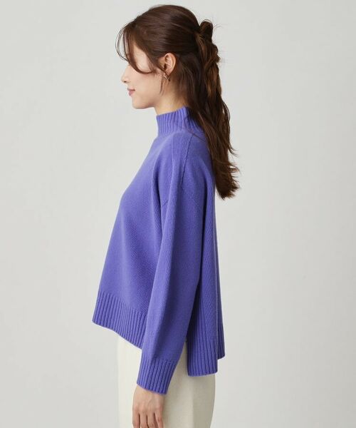 COUP DE CHANCE / クードシャンス ニット・セーター | 【手洗い可／日本製／カシミヤ混】ミドルゲージのハイネックニットトップス | 詳細18