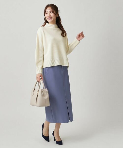 COUP DE CHANCE / クードシャンス ニット・セーター | 【手洗い可／日本製／カシミヤ混】ミドルゲージのハイネックニットトップス | 詳細2