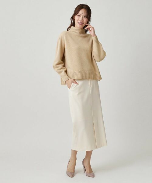 COUP DE CHANCE / クードシャンス ニット・セーター | 【手洗い可／日本製／カシミヤ混】ミドルゲージのハイネックニットトップス | 詳細6