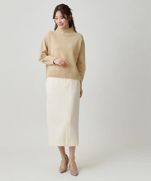 COUP DE CHANCE / クードシャンス ニット・セーター | 【手洗い可／日本製／カシミヤ混】ミドルゲージのハイネックニットトップス | 詳細7