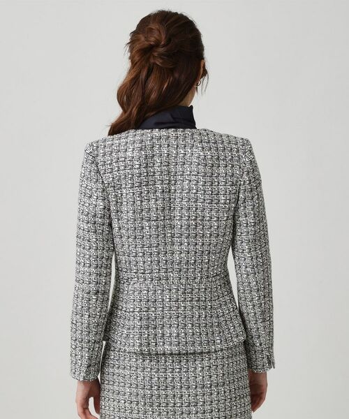 COUP DE CHANCE / クードシャンス ノーカラージャケット | 【日本製／セットアップ可】ファンシーツィードのノーカラージャケット | 詳細19