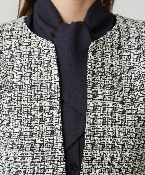 COUP DE CHANCE / クードシャンス ノーカラージャケット | 【日本製／セットアップ可】ファンシーツィードのノーカラージャケット | 詳細20