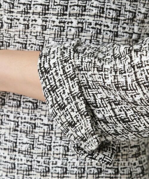 COUP DE CHANCE / クードシャンス ノーカラージャケット | 【日本製／セットアップ可】ファンシーツィードのノーカラージャケット | 詳細29