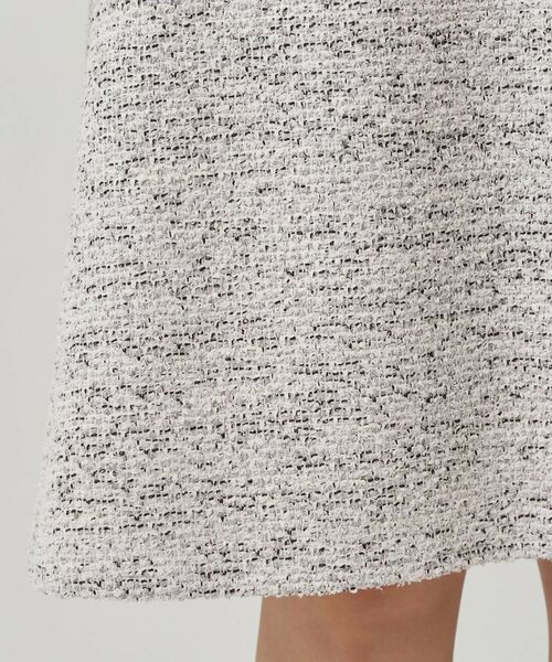 COUP DE CHANCE / クードシャンス ミニ丈・ひざ丈ワンピース | 【手洗い可/日本製/伸縮性】ツイード見えワンピース | 詳細15