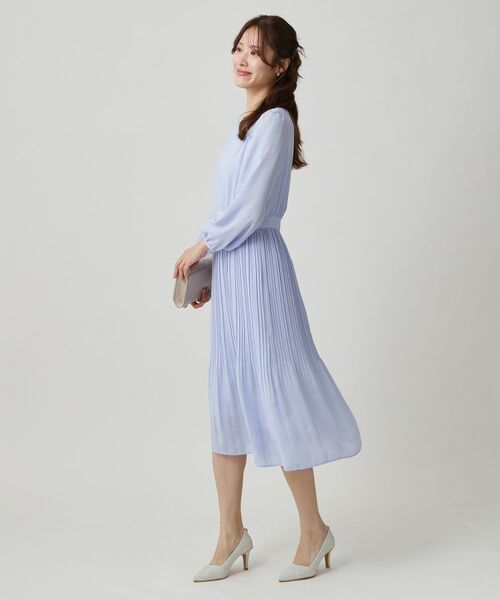 COUP DE CHANCE / クードシャンス ミニ丈・ひざ丈ワンピース | 【一枚着／ジャケットイン】プリーツワンピース | 詳細10