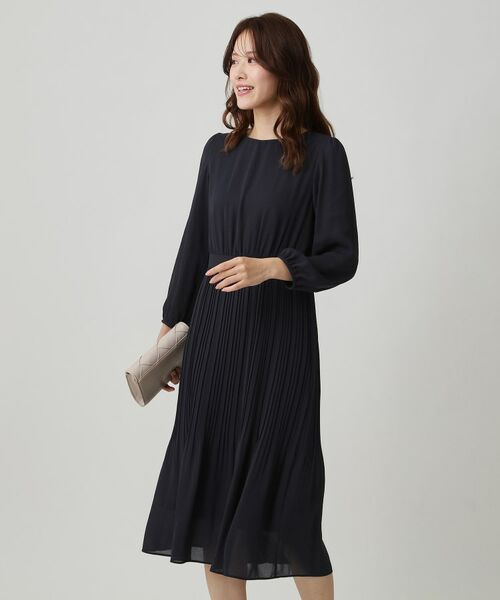 COUP DE CHANCE / クードシャンス ミニ丈・ひざ丈ワンピース | 【一枚着／ジャケットイン】プリーツワンピース | 詳細5