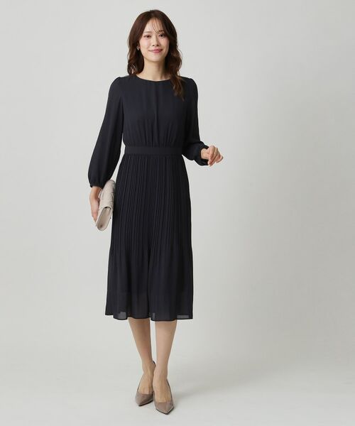 COUP DE CHANCE / クードシャンス ミニ丈・ひざ丈ワンピース | 【一枚着／ジャケットイン】プリーツワンピース | 詳細6