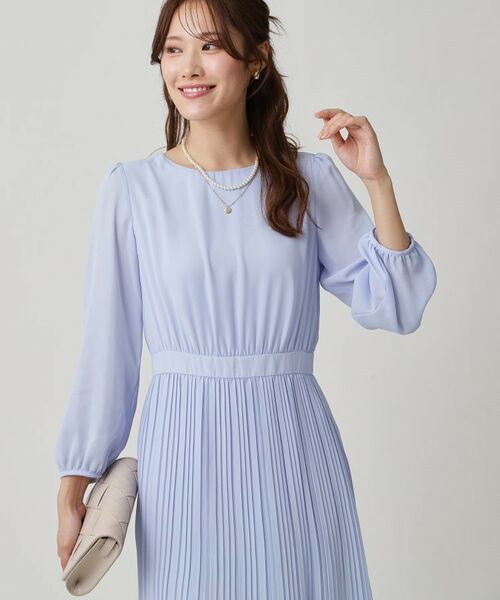 COUP DE CHANCE / クードシャンス ミニ丈・ひざ丈ワンピース | 【一枚着／ジャケットイン】プリーツワンピース | 詳細9