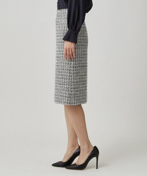 COUP DE CHANCE / クードシャンス スカート | 【日本製/セットアップ】ファンシーツィードのセミAラインスカート | 詳細18